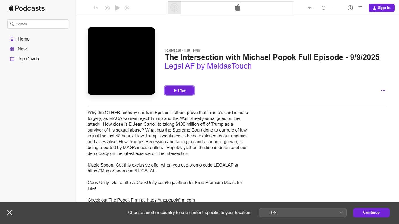 The Intersection with Michael ... - Legal AF by MeidasTouch - Apple Podcasts